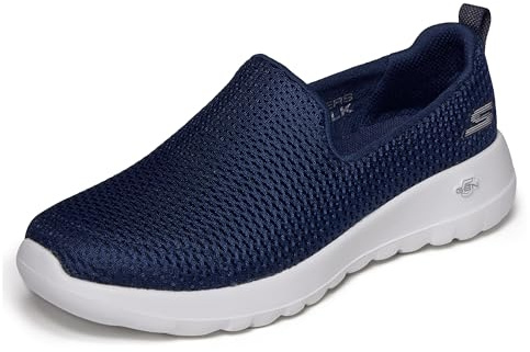 Skechers GOwalk Joy dam Slip On träningsskor Låga sneakers, Blå marinblå vit Nvw, 40.5 EU