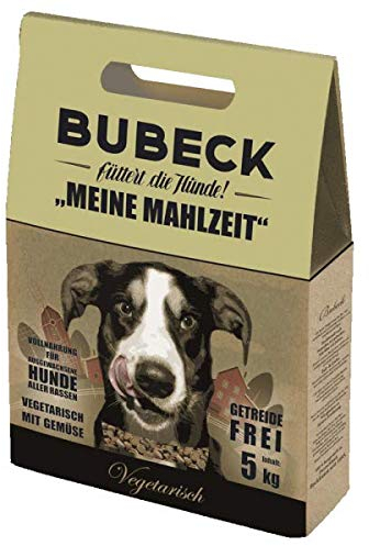 BUBECK | getreidefreies Trockenfutter | Verschiedene Sorten | Premium Trockenfutter für ausgewachsene Hunde Aller Rassen (Vegetarisch, 5 Kg)