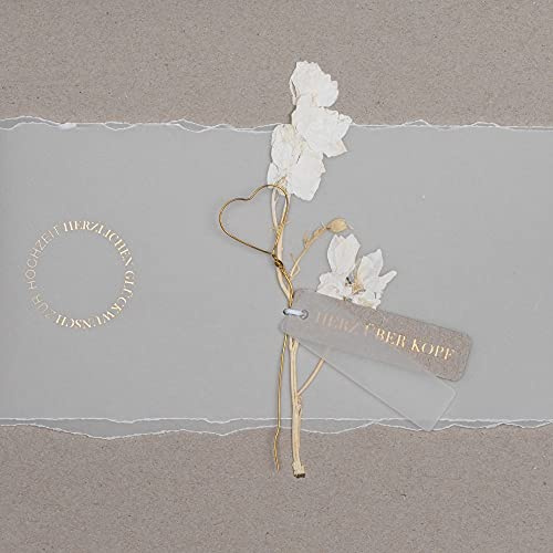 Räder XL Hochzeitskarte Herz über Kopf