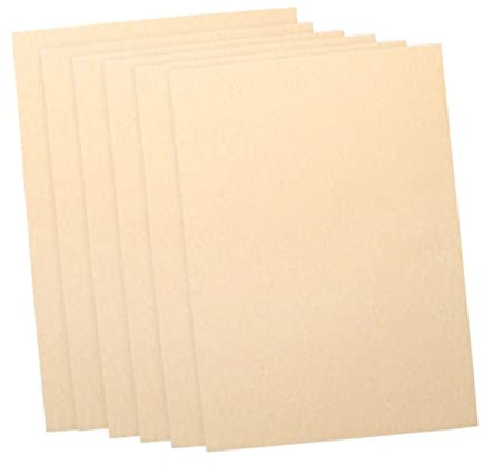 MAGICLULU 50stücke Parchment Retro Papier Lichtbraun Für Urkunden Briefe Unbedruckt Beidseitig Nutzbar Antik Wirkendes Schreibpapier