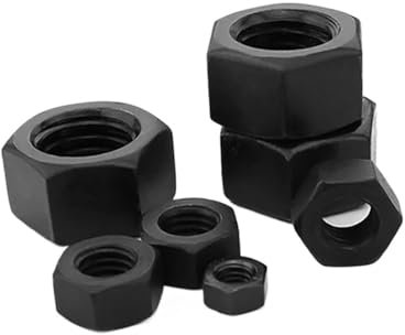 BREAKA 1 Stück Sechskant-Sechskantmuttern M30 M36 Schwarzoxid-Kohlenstoffstahl Metrische Muttern (Size : M30 x1pc)