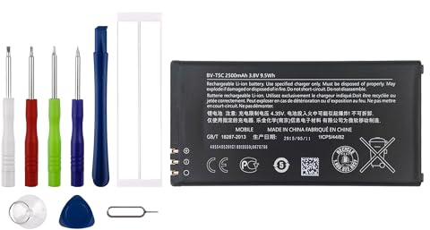 Vvsialeek Neu BV-T5C Ersatz Akku Kompatibel Für Nokia Lumia 640 LTE Dual SIM with Toolkit
