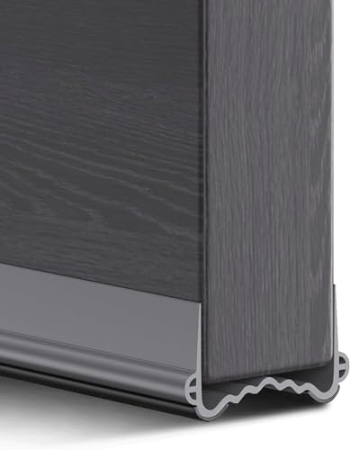 XAOCED 2 Stück Türdichtung Zugluftstopper für Türen 100cm, Schallschutz Türdichtung Unten Selbstklebend, Besser Geeignet für Türen Im Haus (Leicht zu installieren/Fällt Nicht Ab) (Grau)