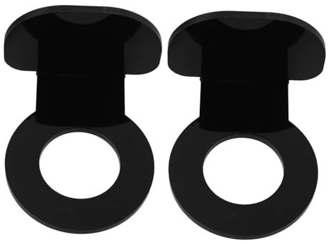 POPETPOP 2stücke Wandhalterung Kugeln Golf Baseball Softball Tenniskugel Halter Verstellbar Sport Ball Display Rack Schwarz