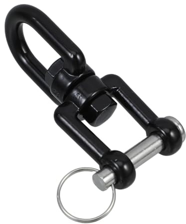 VANZACK Anneau Pivotant Pivotant Matériel Pivotant Manille Pivotante Arbre Pivotant Double Anneau Pivotant Balançoire De Porche Pivot À Double Œil Pivot De Porche Chaîne Pivotante Crochet