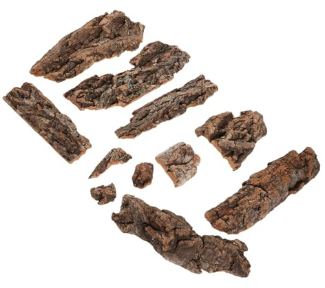 BESTonZON Natürliche Korkrinde für Reptilien Versteck und Klettermöglichkeit Zufällige Formen Geeignet für Bartagamen Schlangen Schildkröten und Terrarien Aquarien Dekoration