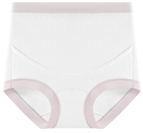 Shuade Culotte de grossesse en coton respirant extensible avec taille de soutien pour ne pas s'enrouler - Sous-vêtements en coton lisse pour maternité post-partum, C, XXL