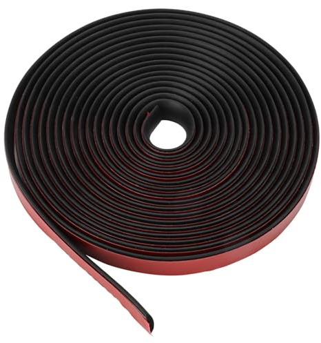 EEEKit 5M Windschutzscheiben Gummidichtungsstreifen, Auto Fenster Wetterabisolierband, Selbstklebendes Dichtungsband für Autos, 1,5 mm Breit