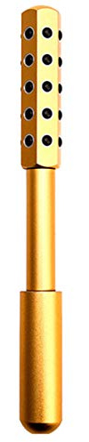 JIUJ Radiance Roller - Rullo di bellezza per massaggio viso, occhi/corpo, con pietra di germanio, strumento per rassodare/rassodare la pelle, anti-gonfiore, anti-invecchiamento e sollievo dalla
