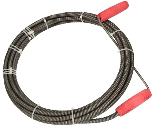KOTARBAU® Sturafogne 20m x 12mm Molla Tubo a Coclea a Serpente Doppio Spirale per Pulizie dello Scarico delle Tubazioni di Scarico