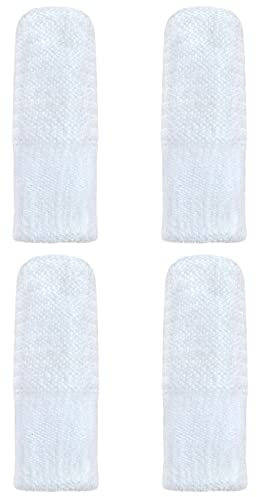 KATELUO 4 Stück Hundezahnbürste Fingerling,Haustier Zahnbürste, Katze Hund Finger Zahnbürste,zahnbürste hund,Zähne putzen, Geeignet für kleine Hauskatzen und Hunde zum Zähneputzen (4 Stück)