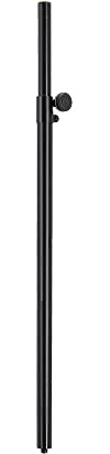 Gravity SP 2342 GS B - Verstellbares Gasdruckfeder Distanzrohr 35 mm auf M20, 1790 mm, aus leichtem Aluminiumrohr, schwarz