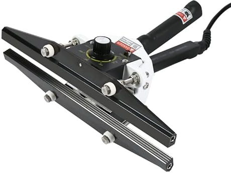 LMEIL Portable Hand Crimper Sealer, Heat Seal Bag Sealer, Aluminum