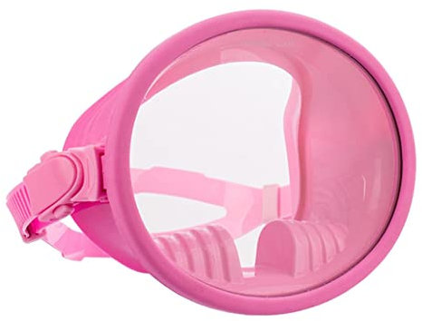 pistro Vollgesichtsmaske für Schnorchel, zum Seerfischen, Tauchen, Schnorcheln und Freitauchen – verstellbar – Anti-Leck-Maske – Rosa