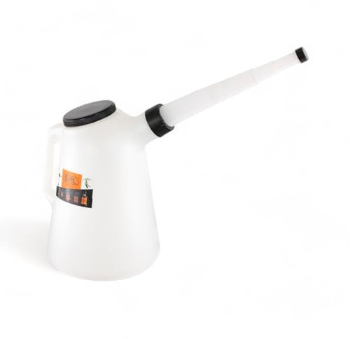Measuring Jug with Flexi Spout & Lid for Fluid Fuel Oil Petrol Diesel 5L