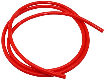 LAVMHAB Silikonschlauch 5mm ID x 11mm OD 3mm Wandstärke 3 Meter Länge, flexibler Silikon-Gummischlauch für Wasser und Luft, für die Pumpenförderung (Rot)