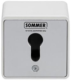 4DOOR Sommer Schlüsseltaster Aufputz, IP54, 2-Kontakt tastend, Drucktaste, Oberflächenmontage, 1-Weg, 1 stück