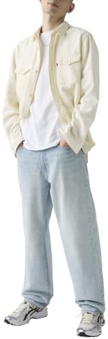 Levi's 568 Loose Straight Baby Blue Essentials, Baby Blue Essentials, 33 W/34 L