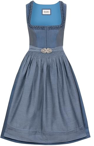 Hemvägg Dirndl Moana, blå, 44