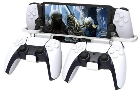 Metal Wall Mount Holder For PS5 Portal Game Console Wall Mount Storage Bracket Controllers Wall Mount Hanger Stand For PlayStation Portal