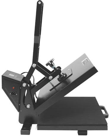1400W Heiße Presse Maschine T-Shirt Hitze Presse Maschine Heißpresse für Textil Transferpresse Textilpresse elektrische heiße Presse Maschine Plattenpresse von 38 x 38 cm Temperaturbereich 0-250°C