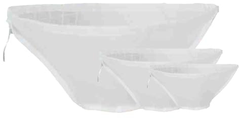 Sacchetto per latte di noci, sacchetti per riempire gnocchi, rete a pressare verdure, filtro a rete fine resistente, filtro riutilizzabile e facile da pulire, confezione da 3, per ravioli, cavoli