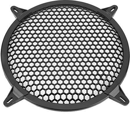 EBTOOLS Lautsprechergrill-Abdeckung, 15,2 cm/20,3 cm/25,4 cm/30,5 cm Lautsprecherabdeckung, Lautsprechergitter, Ersatzabdeckung, runde Lautsprecher-Schutznetzabdeckung, Lautsprechergitter (25,4 cm)