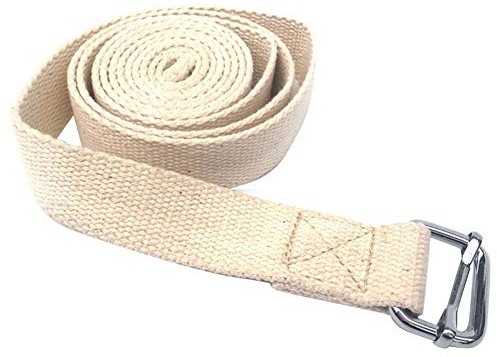 Cintura da yoga 3 metri con fibbia rimessa in forma spessa durevole Strap misto cotone Strap Pilates Esercizi Regolabile