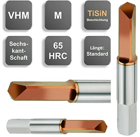 VHM Gewindebohrerausbohrer M3-M12 Ausbohren von gebrochenen HSS/E Gewindebohrer, Größe: M6