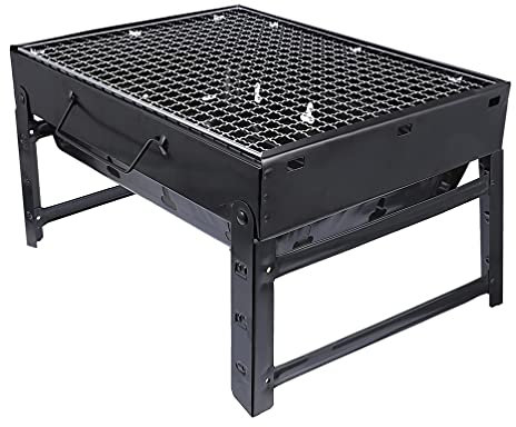 Cabilock 1stücke Faltbarer Holzkohlegrill Tragbarer Bbq Grill Für Outdoor-aktivitäten Mit Einfachem Design Für Picknicks Und Camping Einfach Zu Transportieren Verwenden