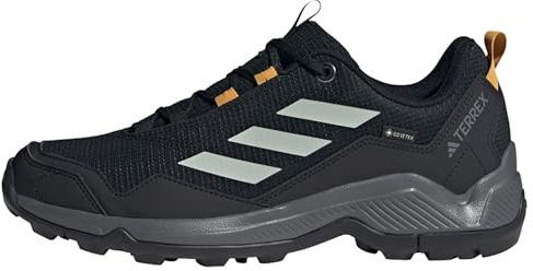 adidas Herren Terrex Eastrail Gore-TEX Hiking Shoes Wanderschuhe, Core Black/Silver/Preloved Yellow, 42 2/3 EU