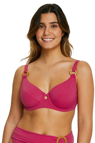 Sin Complejo Elevated Basics Top Bikini Mujer, Rosa Virtual, 80C