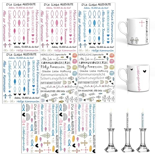 Kerzentattoos Ostern, 8 Stück Kerzen Tattoo Kerzen Tattoofolie Ostern Wasserschiebefolie Kerzen Frühling Kerzen Tattoos Wassertransferdruck Sticker Kerzenaufkleber Sticker Für Ostern Dekoration