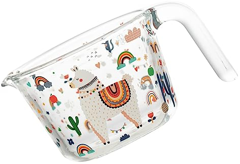 TOPBATHY Gobelet Verre Gradué Pour Mesurer Capacité Pour Cuisine Et Boulangerie Verre Transparent Résistant Chaleur Précision De Mesure Avec Bec Verseur Outil Pratique Pour Lait Et