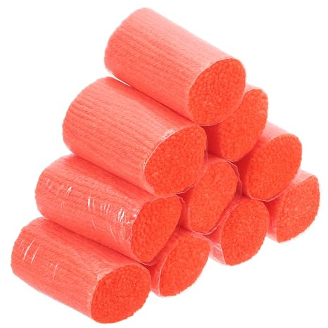 PATIKIL 10 Rolls Latch Hook Yarn, Precut Rug Making Kit for Adults Beginners, Crochet Bundles for Tapestry DIY Craft, Dark Orange