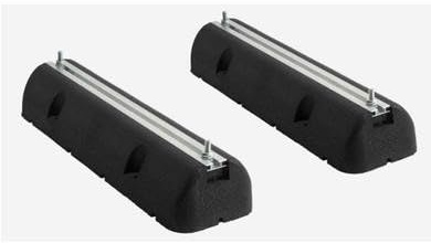 ACBFS600AR Anti-Vibration Noise Reduction Rubber Floor Stand Base Set for Air Conditioner Unit/Heat Pump up to 400 kg 600mm Length