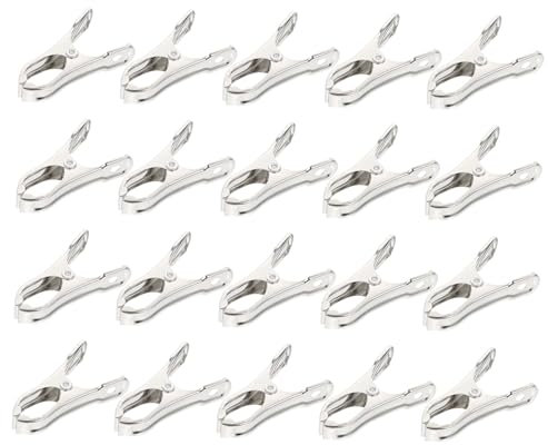 KITANDOVE 20pièces Clips De Fixation pour Pince Multi-Usage pour Couverture De Plantes Et Filet De Fixation Solide Et Durable