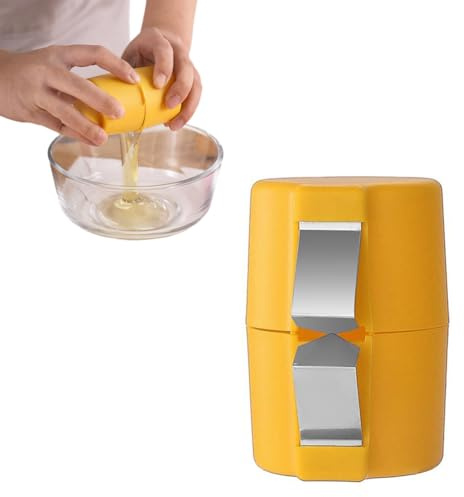 Egg Cracker Tool,2024 New Egg Cracker Separator Tool,Handheld Egg Cutting Tool,Eggs Separator Cracker,Handheld Eggshell Opener,Easy to Clean,Portable Egg Cracking Tool for Home Dorm Kitchen Restaurant