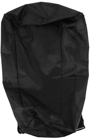 8 Zoll Afrikanische Trommeltasche als Rucksack Schwarz | Oxford Gewebe, Großes Fassungsvermögen, Beidseitiges Tragen, Atmungsaktiv und Bequem, Schlichtes Design