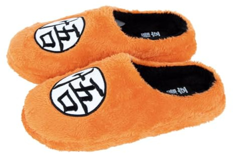 Dragon Ball Z Zapatillas Casa Hombre, Pantuflas Goku Suela Antideslizante para Adolescentes, Talla EU 38