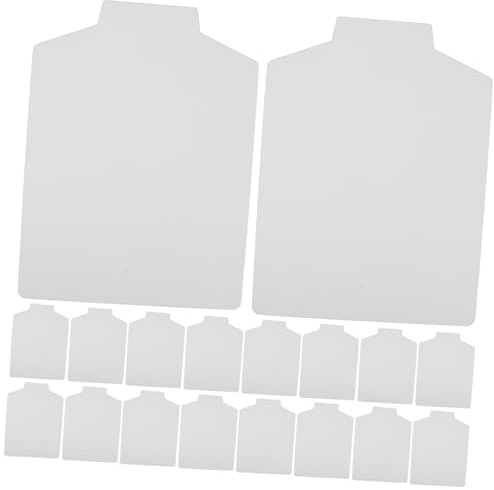 Planche Pliante pour Chemises, 20 Feuilles en Papier Blanc, Organisateur | Support de Pliage pour Vêtements, Aide Lessive, Format 26, 5x35, 5cm, Lot de 20 Feuilles