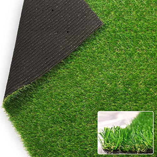Weidear 2 cm Kunstrasen, 91x152 cm, realistischer Rasen, für drinnen und draußen, künstlicher Kunstrasenteppich, Kunstrasenteppich, Terrassenmatte für Hunde, Rasenlandschaft, personalisierbar