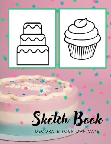 Sketch Book | Drawing cake decorations, Make your own coloring page: Coloring Book | Make Your Own Cake Design Sketch