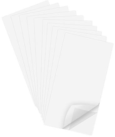 OTCRAFT 30 Sheets Clear Double Sided Adhesive Tape Sheets Clear Double Sided Adhesive Sheets for Scrapbook DIY Art/Craft/Home Decorative Tape Other Crafting Projects（2.5 x 4.75 inch ）