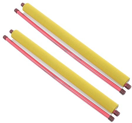 PLAFOPE 2stücke Handschriftrollen Aus Reispapier Für Kalligraphie Und Malerei Mit Stoffverzierung An Beiden Enden Leicht Und Tragbar Für Anfänger Und Fortgeschrittene
