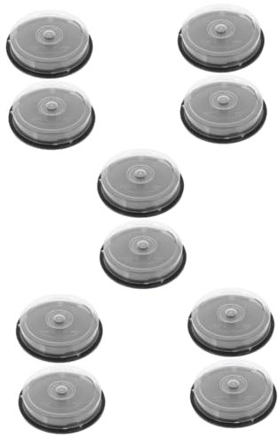 Cabilock 10 Stk CD-Aufbewahrungsbehälter DVD-Speichereimer leerer DVD-Eimer CD-Halter-Rack DVD-Hülle CD-Türme cd aufbewahrung plastik aufbewahrungsbox Leerer CD-Speicherhalter Disc-Hülle pp