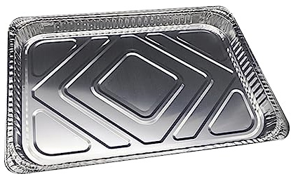 Ciieeo Lot 10 Bacs à Graisse Pour Barbecue En Aluminium Recyclable Jetables Cuisson Indirecte Et Nettoyage Facile Accessoires Barbecue