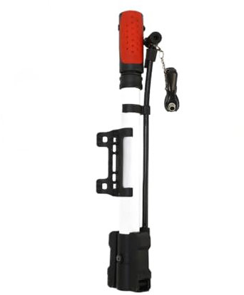 Manometer Tragbare Ballpumpe Für Fahrräder Und Mountainbikes, Hochdruck, Multifunktional, Aluminiumlegierung Doppelventil