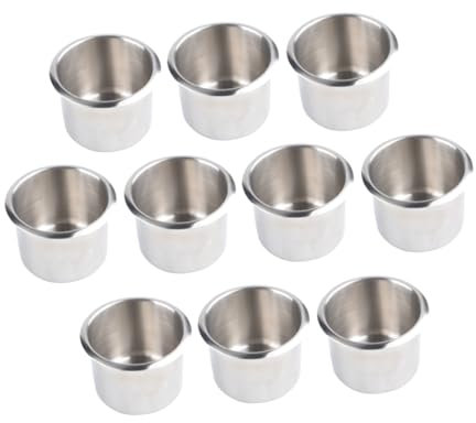 MAGICLULU 10pièces Porte-gobelet pour Camping Et Camion Lot de Acier Inoxydable Facile à Nettoyer pour Boisson Et Eau