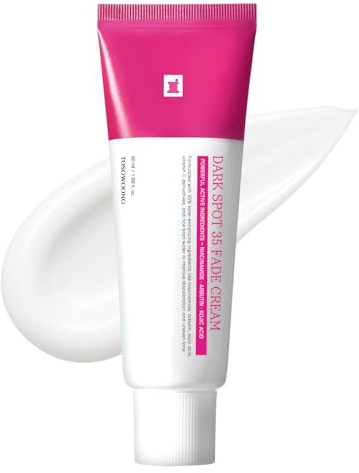TOSOWOONG Dark Spot 35 Fade Cream, Dark Spot remover with Arbutin, Kojic Acid, Niacinamide, Skin Bleaching Cream for face & body Hyperpigmentation, Discoloration, Korean Skincare 50ml / 1.69 fl. oz.